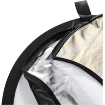 Walimex 5-in-1 Faltreflektor Set (56 cm) wavy gold/silber/weiß/schwarz/transparent