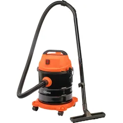 Qlima WDZ 520 Nass- & Trockensauger - 1200W - 20L - Industriestaubsauger | Staubsauger | Waschsauger | Nass Trockensauger