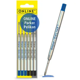Online Schreibgeräte Kugelschreibermine M 6 St. Schwarz/Blau