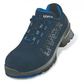 Uvex 1 Sicherheitshalbschuh 8531.8 S1 src blau perforiert Weite 11 Gr.39