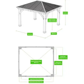 Westmann Devon 12x14 3,65 x 4,27 m Natur braun