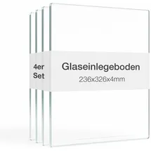 K-Möbel Glasboden-Erweiterungsset 32,6 x 0,4 x 23,6 cm