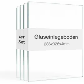 K-Möbel Glasboden-Erweiterungsset 32,6 x 0,4 x 23,6 cm