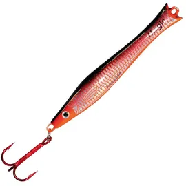 Dieter Eisele Magic-Pro Fire Tiger rot/schwarz - Pilker, Gewicht / Länge / Hakengröße:90g - 12.5cm - Gr. 4/0