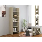 vidaXL Bücherregal Sonoma-Eiche 60x35x180 cm Holzwerkstoff