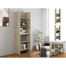 vidaXL Bücherregal Sonoma-Eiche 60x35x180 cm Holzwerkstoff