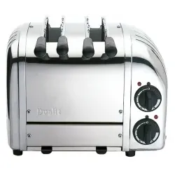 Dualit Sandwichtoaster für ganze Sandwiches, Sandwich Toaster mit Sandwichzangen für komplett belegte Sandwiches, Maße: 310 x 210 x 220 mm