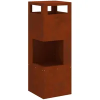vidaXL Feuerplatz Ø 100 cm Braun