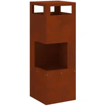 vidaXL Feuerplatz Ø 100 cm Braun