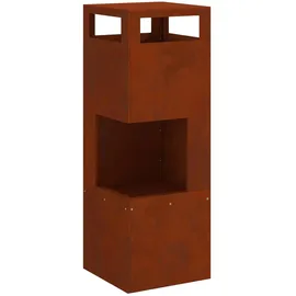 vidaXL Feuerplatz Ø 100 cm Braun