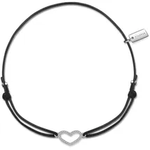 AILORIA LÉA Armband schwarz/silber 24 cm
