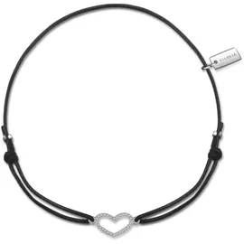 AILORIA LÉA Armband schwarz/silber 24 cm