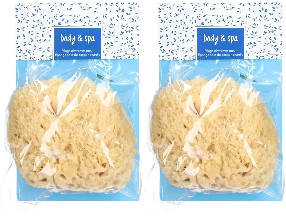 Herba Body&Spa Natuurlijke verzorgingsspons Large 2x1 St Overige