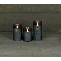 coen bakker LED Kerze 10 cm 12,5 cm 15 cm anthrazit