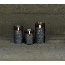 coen bakker LED Kerze 10 cm 12,5 cm 15 cm anthrazit