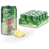 Pfanner Bio Ingwer Shot (12 x 0,15 l) - 100% Direktsaft - Natürlicher Immun Shot, Ingwersaft, Energy Shot, Ingwershot