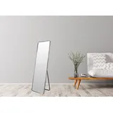 freiraum Standspiegel Snow, in Silber, Aluminium / Spiegel - 50x170x2cm (BxHxT) silberfarben