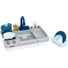 Theo Klein Klein Spielküche Miele - Spüle mit Wasserfunktion und Kochfeld (7166)