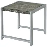 Outsunny Gartentisch 50 x 50 x 50 cm Grau