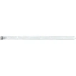 Ladenband, gerade, Abschluss abgerundet, feuerverz., LxB1382x60 mm, Rolle Ø20 mm