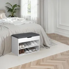 Tectake Jasmina 60 x 30 x 43,5 cm weiß