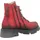 Papucei Schnürstiefelette in rot 39