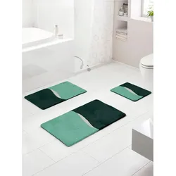 Badematte Gr. 2, grün (salbei), rechteckig (50cm x 60cm),, Badematten