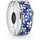 Pandora Moments Blauer Pavé-Clip Silber 791817NSBMX
