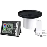 ECOWITT Regenmesser mit drahtloser, hochpräziser digitaler 3-in-1-Wetterstation mit Innenthermometer und Hygrometer für den Hausgarten WH5360