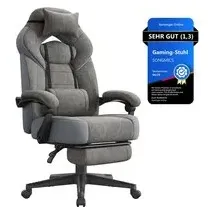 Songmics OBG077G01 Gaming-Stuhl schiefergrau