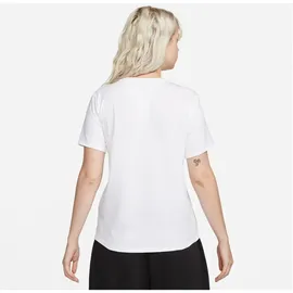 Nike Damen Sw Club T-Shirt Weiß, XS