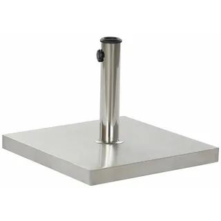 DKD Home Decor Fuß für Sonnenschirm DKD Home Decor Silberfarben Edelstahl (45 x 45 x 35 cm)