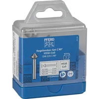 pferd tools Kegelsenker-Set 3-tlg. DIN 335 C 90° Ø 6,3-16,5 mm