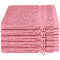 SCHIESSER Waschhandschuh Milano, 5x Stück«, rosa