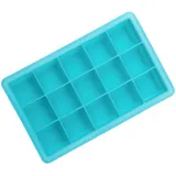 LURCH Eisformer Würfel Silikon-Form für Eiswürfel 3x3cm calm river