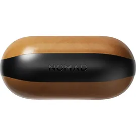 Nomad Nomad, Airpods 4 Hülle Modern Leather stoßfest, Hellbraun | Braun
