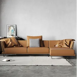 aea Ecksofa L-form Leder Wohnlandschaft Relax Sofa Design Couch Lounge Sofas Eck Neu