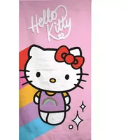 Aymax (Hello Kitty) Strandtuch 140x70 cm Weiches Badehandtuch für