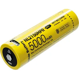 Nitecore Nitecore, Taschenlampe Zubehör, Li-Ion Akku 21700, 5000mAh, NL2150HPR USB-C