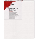 Kreul 591824 - Stretched Canvas, 18 x 24 cm in Einsteigerqualität, ideal für Acryl- und Gouachefarben, Leinwand aus Baumwolle 4 fach grundiert