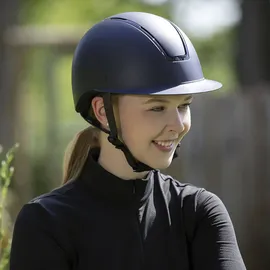 HKM Lady Shield Schwarz glänzend S=52-54 cm