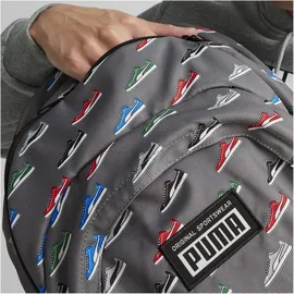 Puma Academy Backpack Mineral Gray - Lime Sheen