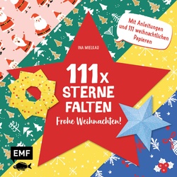 111 X Sterne Falten - Frohe Weihnachten! - Ina Mielkau, Kartoniert (TB)