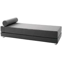 Softline Schlafsofa Lubi Filz grau, Designer Kurt Brandt, 82x44 cm