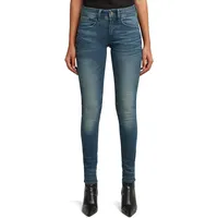 G-Star Lynn Mid Waist Skinny Jeans Medium Aged 24 32