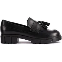 Clarks Teala Loafer Lederschuhe in Schwarz, Standard-Passform, Größe 40, Schwarzes Leder, 40 EU - 40 EU