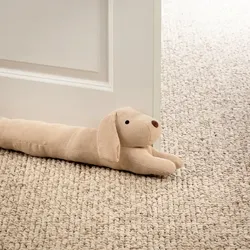 Textino Zugluftstopper Hund 'Lowen' 90 cm Bleached Sand - Beige