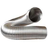 Abluftschlauch, Alu Flex Rohr, Aluminium flexibell Ø 150 mm, 3 m z.B. für Klimaanlagen, Wäschetrockner, Abzugshaube