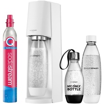 Sodastream Terra white + PET-Flasche 0,5 l + 2 PET-Flaschen 1 l + Zylinder