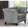s-style möbel Chesterfield-Sessel Rainsburg Samt 0 x 0 x 0 cm Grau